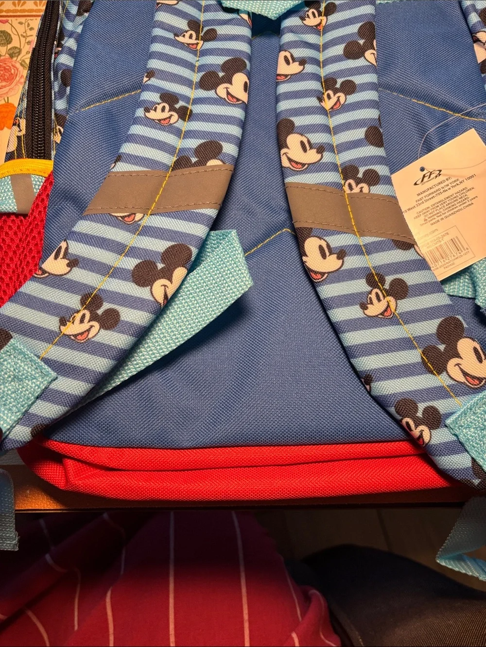 Disney Kids Backpack - Red & Blue